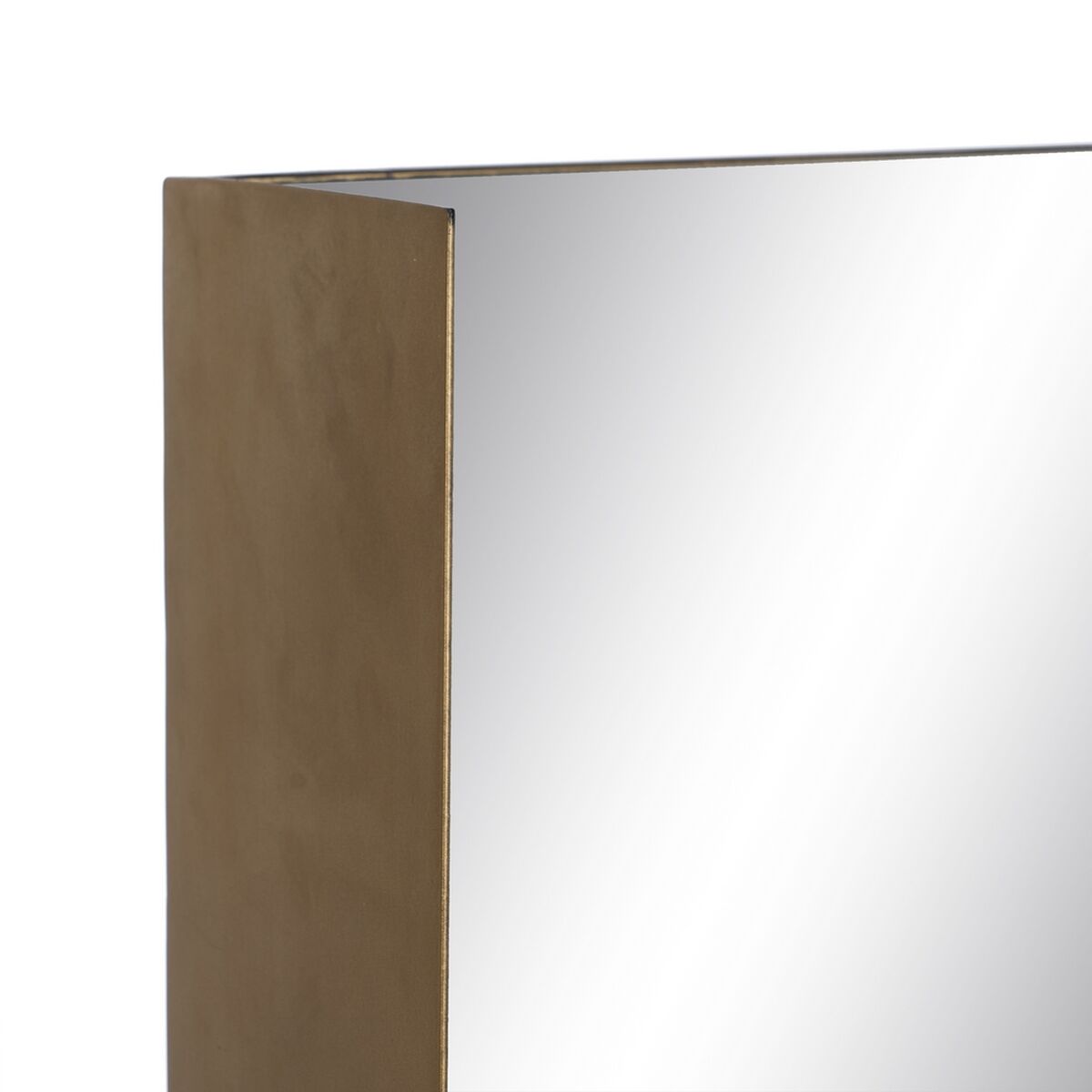 Espelho de parede Preto Dourado 40 x 12 x 60 cm